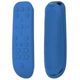 PlayVital Silicone Protective Remote Case for PS5 Media Remote Cover Ergonomic Design Full Body Protector Skin for PS5 Remote Control - Blue