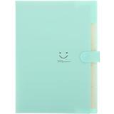 Expanding File Folder A4 File Folder Organizer Five-Pocket Folder File Folder for School Office