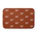 e by design Pet Feeding Placemat in Red/Brown | 0.5 H x 24 W x 17 D in | Wayfair PMRF888OR16-S