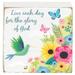 Dicksons Inc Live Each Day Decorative Plaque | 3 H x 3 W x 1 D in | Wayfair TPLK33-234