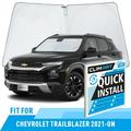 CLIM ART Windshield Sun Shade for Chevrolet (Chevy) TrailBlazer 2021-2024 - Custom-Fit Foldable Car Sun Shade Car Sunshade Vehicle Sun Protector Front Auto Windshield Cover Car Windshield - WS2011