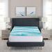 BodiPEDIC 3" Gel Swirl Memory Foam Mattress Topper Memory Foam | 79 H x 59 W x 3 D in | Wayfair 75162