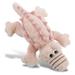 DolliBu Plush Alligator Stuffed Animal - Soft Huggable Pink Alligator Small Adorable Playtime Plush Toy Cute Wild Life Cuddle Gift Super Soft Plush Doll Animal Toy for Kids and Adult - 14 Inch