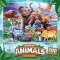 MasterPieces 100 Piece Jigsaw Puzzle for Kids - Ice Age Friends - 11.5 x15