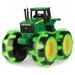 TOMY John Deere Monster Treads Lightning Wheels Tractor Green