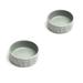 Grey Classic Pet Water Bowl, 2.5 Cups, Set of 2, Large, Gray