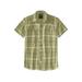Carhartt Men's Rugged Flex Relaxed Fit Lightweight Short Sleeve Shirt, Green Olive SKU - 311928