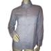 J. Crew Tops | J Crew Womens Button Down Shirt Top M 8 Long Sleeve Collar Business Attire Tops | Color: Gray/Purple | Size: 8