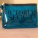 Victoria's Secret Bags | New Victoria’s Secret Clear Bright Blue Wristlet/Case | Color: Blue/White | Size: Os