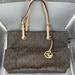 Michael Kors Bags | Michael Michael Kors Bags | Michael Kors Large Logo Tote Bag | Color: Brown/Tan | Size: Os