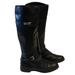 Coach Shoes | Coach Micha Round Toe Calf High Black Leather Equestrian Style Boots Women’s S | Color: Black | Size: 7.5