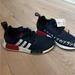 Adidas Shoes | Adidas Originals Nmd-R1 Sneaker Unisex Children’s Sz 4.5 Nwt | Color: Blue/Red | Size: 4.5 Big Kids