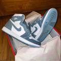 Nike Shoes | Nike Air Jordan 1 High Og Denim Women Sz 9.5/Men 8 New.Ds.Nwb Message 4 Discount | Color: Blue | Size: 9.5