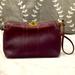 Coach Bags | Coach Wristlet Clutch Bag Eggplant Purple | Color: Purple | Size: Os