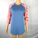 Lularoe Tops | Lularoe Disney Randy Raglan 3/4 Sleeve Minnie Mouse Polka Dot T Shirt Tunic | Color: Blue/Orange | Size: S