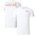 "T-shirt à grand logo Oracle Red Bull Racing - Blanc - Unisexe - unisexe Taille: M"