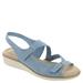 Easy Street Bound - Womens 8 Blue Sandal Medium