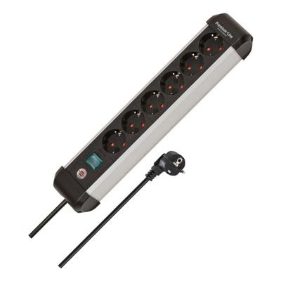 Brennenstuhl 6-fach-Steckdosenleiste »Premium-Alu-Line« schwarz, 9.5x41x7.5 cm Image