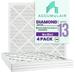 Accumulair Diamond 16x30x1 MERV 13 Air Filter/Furnace Filters (4 pack)