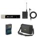 Sennheiser EW-D ME2 SET Digital Wireless Omni Lavalier Microphone System (R4-9: 552 to 607 MHz) Bundle with Auray WSB-1S Carrying Bag and Charger