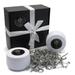 Rosbas Candle Gift Set Lavender Scented Natural Soy Wax 6 oz Black and White Tins Cottton Wick Long Burn Time Gift Boxed Handmade in USA