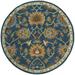 SAFAVIEH Heritage Collection HG654A Handmade Navy Rug