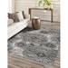 Rugs.com Monte Carlo Collection Rug â€“ 6 x 9 Gray Medium Rug Perfect For Living Rooms Large Dining Rooms Open Floorplans