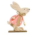 Dtydtpe Christmas Decorations Easter Decorations Wooden Rabbit Shapes Ornaments Craft Gifts Christmas Ornaments