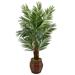 Nearly Natural 5 Areca Palm Tree in Weave Planter