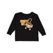 Inktastic Monkey See with Monkey Boys or Girls Long Sleeve Toddler T-Shirt