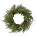 Nearly Natural 20 Cedar and Ruscus with Berries Artificial Wreath