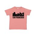 Inktastic San Francisco Skyline with Grunge Boys or Girls Toddler T-Shirt