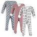 Hudson Baby Infant Boy Cotton Sleep and Play French Dog 0-3 Months