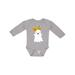 Inktastic Cute Ghost Little Ghost Ribbon Halloween Girls Long Sleeve Baby Bodysuit