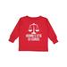 Inktastic Lawyer Mommy Little Co Counsel Boys or Girls Long Sleeve Toddler T-Shirt