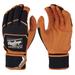 Rawlings Workshorse Adult Compression Baseball Batting Gloves Caramel/Black