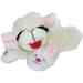 Lamb Chop Spring with Bunny Slippers Dog Toy, Small, Off-White
