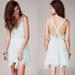 Free People Dresses | Free People: Mint Ode To Tea Shimmer Beaded Lace Dress | Color: Blue/Green | Size: L