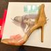 Jessica Simpson Shoes | Jessica Simpson | Jelly Strappy Cork Summer Sandal Heels Stiletto | Color: Pink/Tan | Size: 7