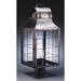 Northeast Lantern Livery 23 Inch Tall Outdoor Post Lamp - 9253-AB-CIM-CLR
