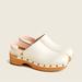 J. Crew Shoes | J.Crew Shoes |Featured In Vogue | Brand New J.Crew Leather Convertible Clogs | Color: Cream/White | Size: 8.5