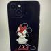 Kate Spade Cell Phones & Accessories | Kate Spade Minnie Mouse Bow Iphone 14 Resin Case | Color: Black/Red | Size: 2.82” W X 5.78” H X 0.31” D