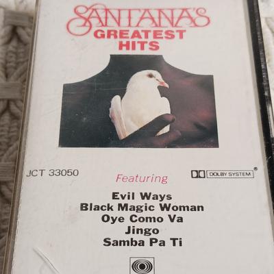 Columbia Media | Greatest Hits By Santana (Cassette, Original 1974, Columbia (Usa) Blues Rock | Color: Black/Silver | Size: Os