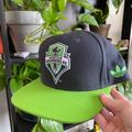 Adidas Accessories | Green Seattle Sounders Football Club Snapback Hat | Color: Gray/Green | Size: Os