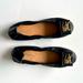 Burberry Shoes | Burberry Style Ballerina Flat Shoes Size 6 Flats | Color: Black/Gold | Size: 6