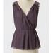 Anthropologie Tops | Deletta Anthropologie Hidden Valley Purple Top S | Color: Purple | Size: S