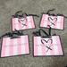 Victoria's Secret Bags | 4 Small Empty Victoria’s Secret Shopping Bags | Color: Black/Pink | Size: Os