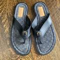 Louis Vuitton Shoes | Louis Vuitton Men’s Flip Flop | Color: Black/Gray | Size: 10