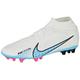 NIKE Herren Zoom Mercurial Superfly 9 Academy AG Sneaker, Weiß/baltischblau-rosa Explosion, 47.5 EU