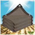 Shade Netting, 85% Uv-resistant Shade Cloth Fabric, Shade Net for Garden Greenhouse, Privacy Mesh for Patio, Outdoor Rectangular Sun Shade Sail, Brown,3x4m(10 * 13ft)